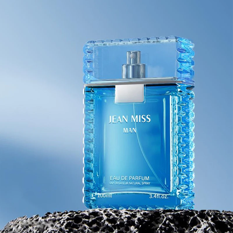Men's Eros Perfume Bottle 100ML with Fine Mist Spray and Luxury Gift Box, Multiple Materials Including Glass, Acrylic, PET or Metal, Long-Lasting Fresh Ocean Fragrance, Attracting Women, Ideal for Dating, Factory Direct Orders 12