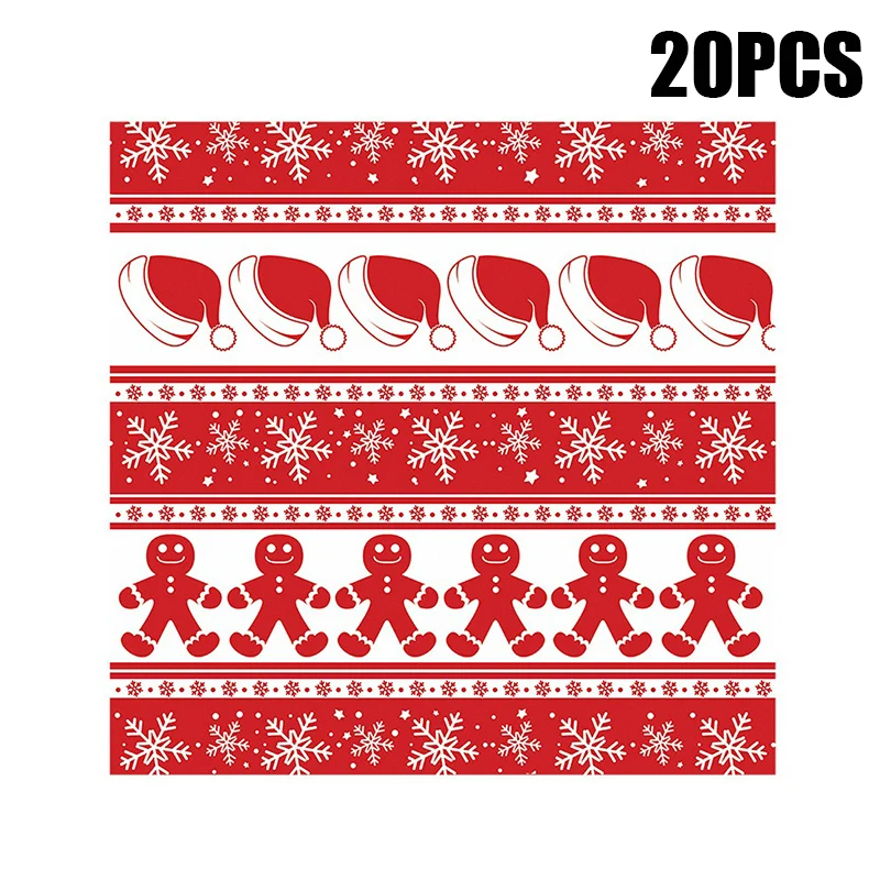 20pcs Christmas-Themed Greaseproof Deli Paper Sheets for Sandwiches, Burgers, Fries, and Snacks – Food-Grade Eco-Friendly Basket Liners for Holiday Parties, Baking, and Festive Food Presentation - 图片 14