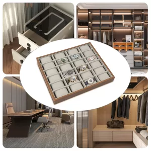 30/24-Compartment Watch Box: Ideal Storage and Display for Collectors, Organize and Showcase Your Watch Collection in Style (复制)