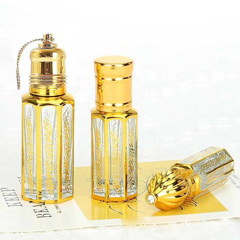 Luxury Refillable Glass Roller Bottle – Empty Essential Oil Container with Stainless Steel Roll-On Applicator, Portable Travel-Friendly Cosmetics Bottle for Oils, Serums, Skincare, Gifting and Retail Packaging - 图片 5