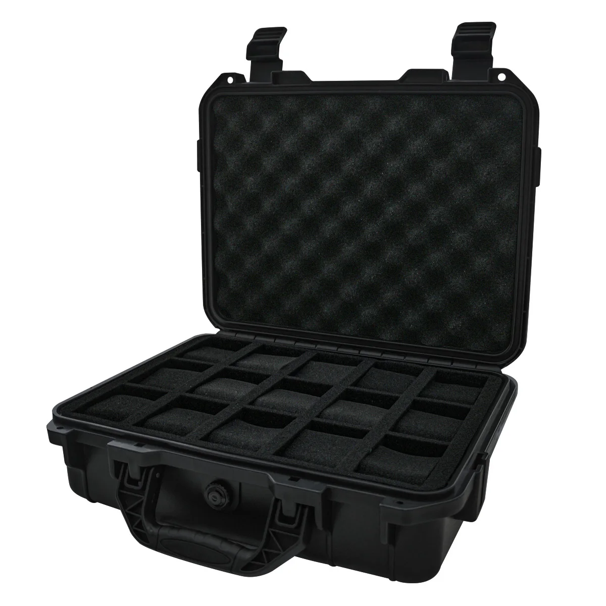 Premium 8/15 Slot Waterproof Watch Storage Box – Portable High-End Collection Case with Anti-Mildew, Moisture-Proof Sponge, Durable Protective Lid for Watches, Jewelry, and Accessories, Ideal for Travel and Home Display 7