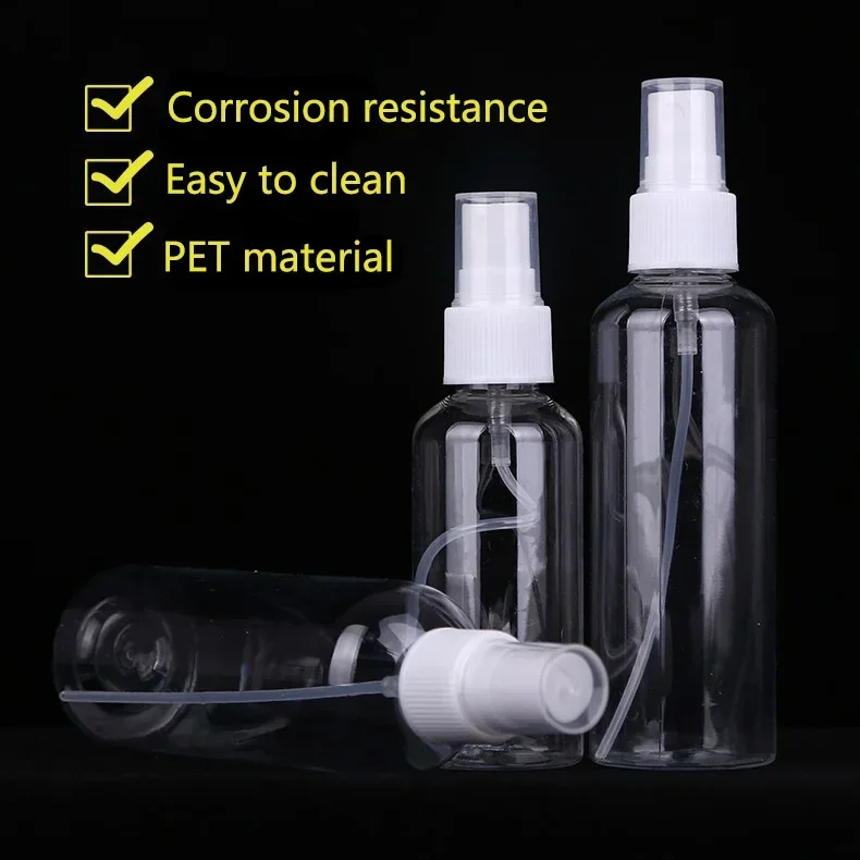 Refillable Perfume Bottle Set 20ml 30ml 50ml 60ml 100ml Transparent Plastic Atomizer for Travel – Mini Empty Spray Bottle Reusable Leakproof Cosmetic Liquid Container for Fragrance, Alcohol, Toner - 图片 3