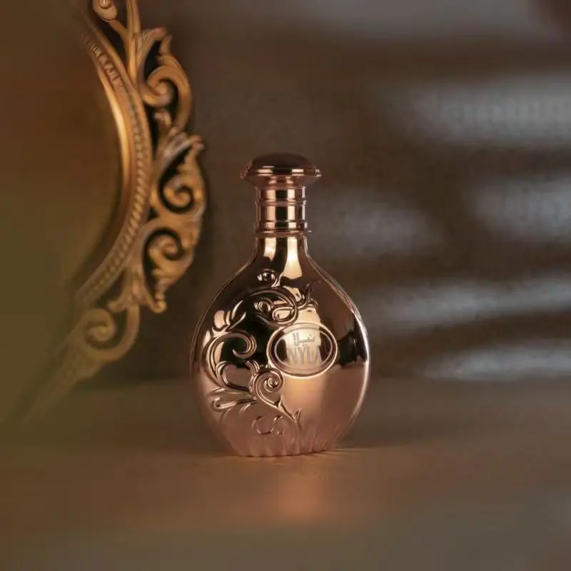 Luxury Arabic Empty Perfume Bottle with Gift Box, 80ml Refillable Glass Atomizer for Fragrance Storage, Elegant Arabian Style Reusable Container for Men & Women, Decorative Display Packaging 2