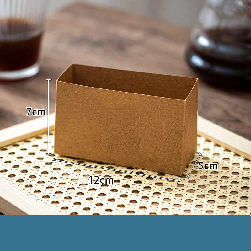 50pcs Kraft Paper Sandwich & Burger Boxes for Toast, Bread, Pastries – Oilproof Paper Trays for Bakery, Party, Takeaway, Gift Packaging, Baby Shower, Birthday, Wedding, Christmas, and Event Decor