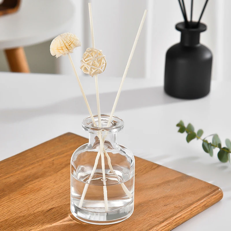 1pc 50ml Glass Reed Diffuser Bottle – Refillable Home Fragrance Container for Essential Oils, Aromatherapy, Party Favors, Gifts, DIY Scented Oils with Reed Sticks - 图片 4