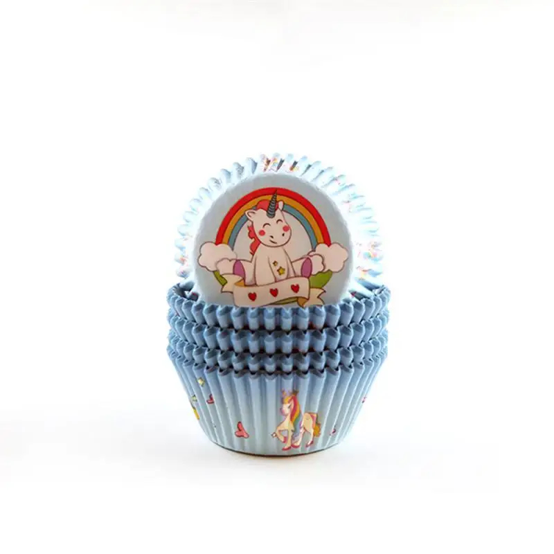 100pcs Greaseproof Paper Cupcake Liners – Oil-Resistant Muffin Cups for Baking, Party Trays, Cakes, Desserts, Homemade Cupcakes, DIY Baking Tools, Modern Minimalist Style - 图片 12