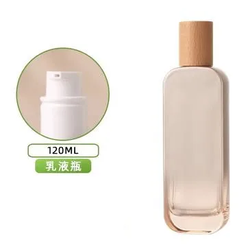 6pcs 30/50g Glass Cream Jars and 30-120ml Lotion Pump Bottles with Elegant Wooden Caps – Premium Refillable Skincare Containers for Face Cream, Lotion, Serum, Travel-Friendly and High-End Cosmetic Storage - 图片 8