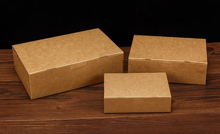 50Pcs Kraft Paper Lunch Boxes Disposable Meal Prep Containers with Tab Lock, Eco-Friendly Takeout Food Packaging Boxes for Salad, Snacks, Restaurant, Catering, Home Kitchen, Party and Delivery 13