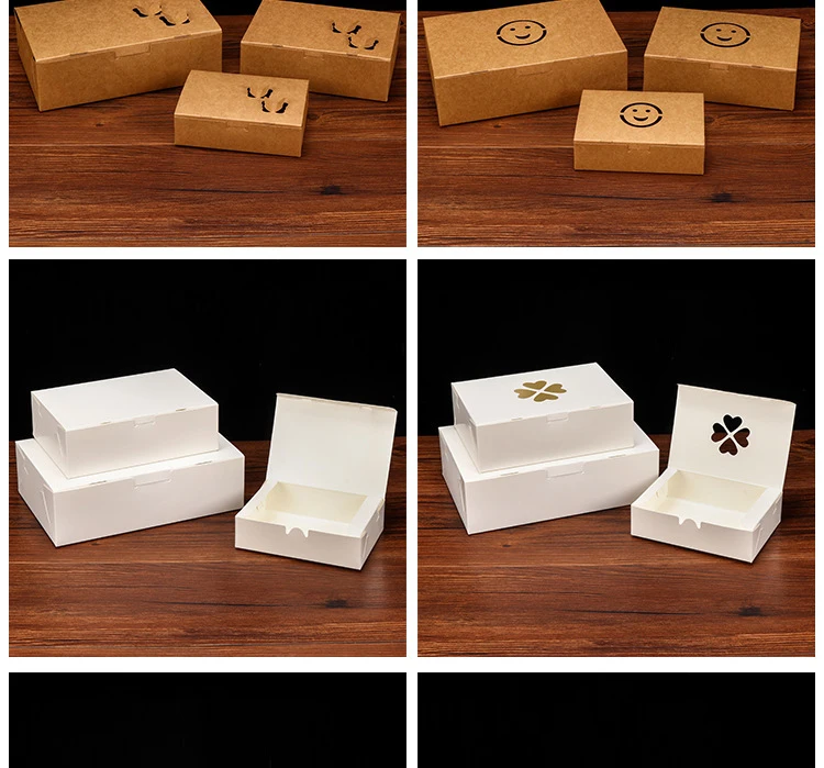 50Pcs Kraft Paper Lunch Boxes Disposable Meal Prep Containers with Tab Lock, Eco-Friendly Takeout Food Packaging Boxes for Salad, Snacks, Restaurant, Catering, Home Kitchen, Party and Delivery 2