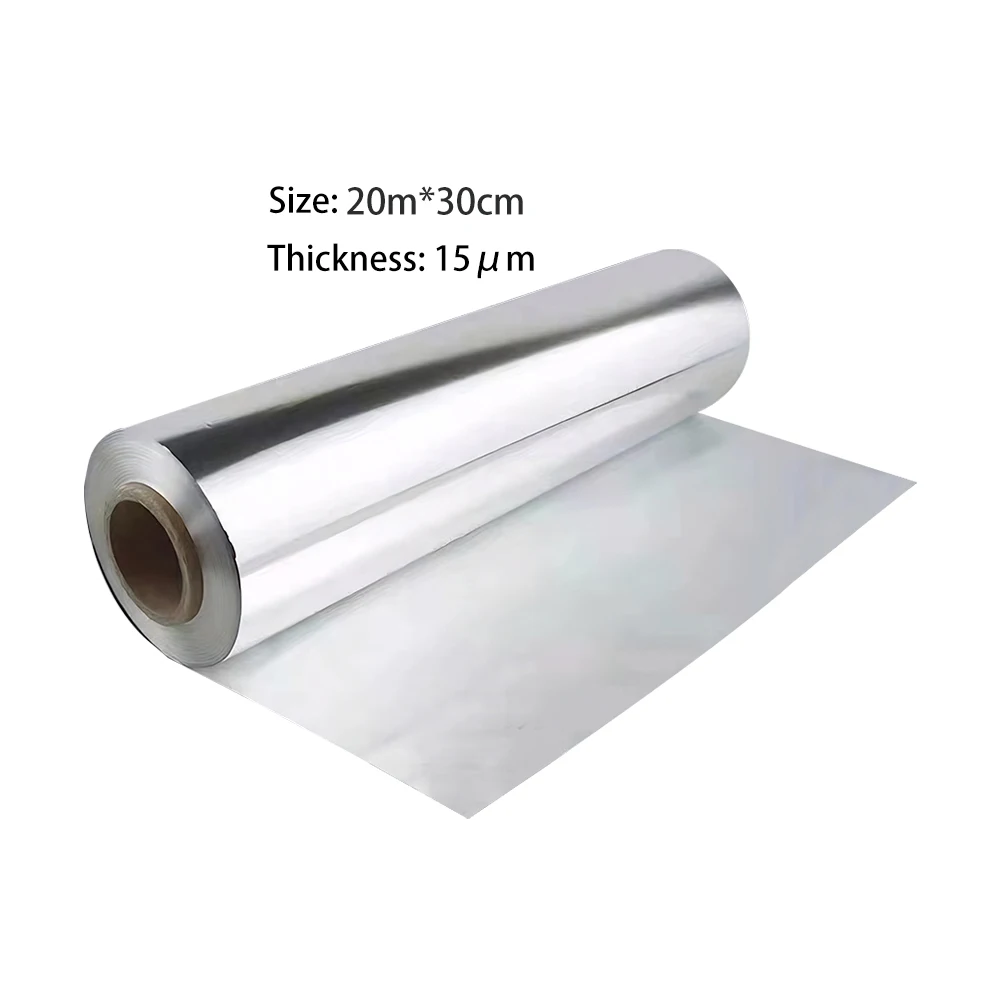 Heavy Duty Disposable Aluminum Foil Roll – Food Grade Tin Foil Wrap 12.2 x 1.65 in for Cooking, Baking, BBQ, Grilling, Sandwich, Hot Dog, Burrito and Kitchen Storage Use 4
