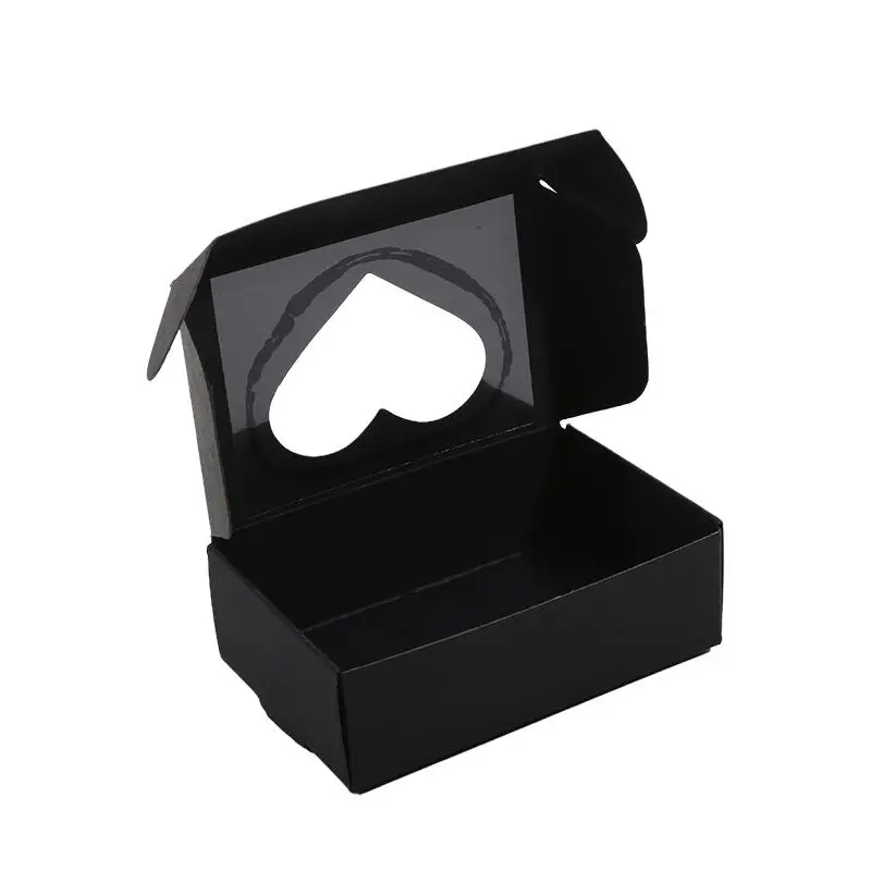 25Pcs Kraft Paper Boxes with Clear Window, Homemade Cookie and Candy Packaging Containers, Birthday Gift Boxes, DIY Dessert and Party Favor Packaging, Sturdy and Elegant - 图片 5