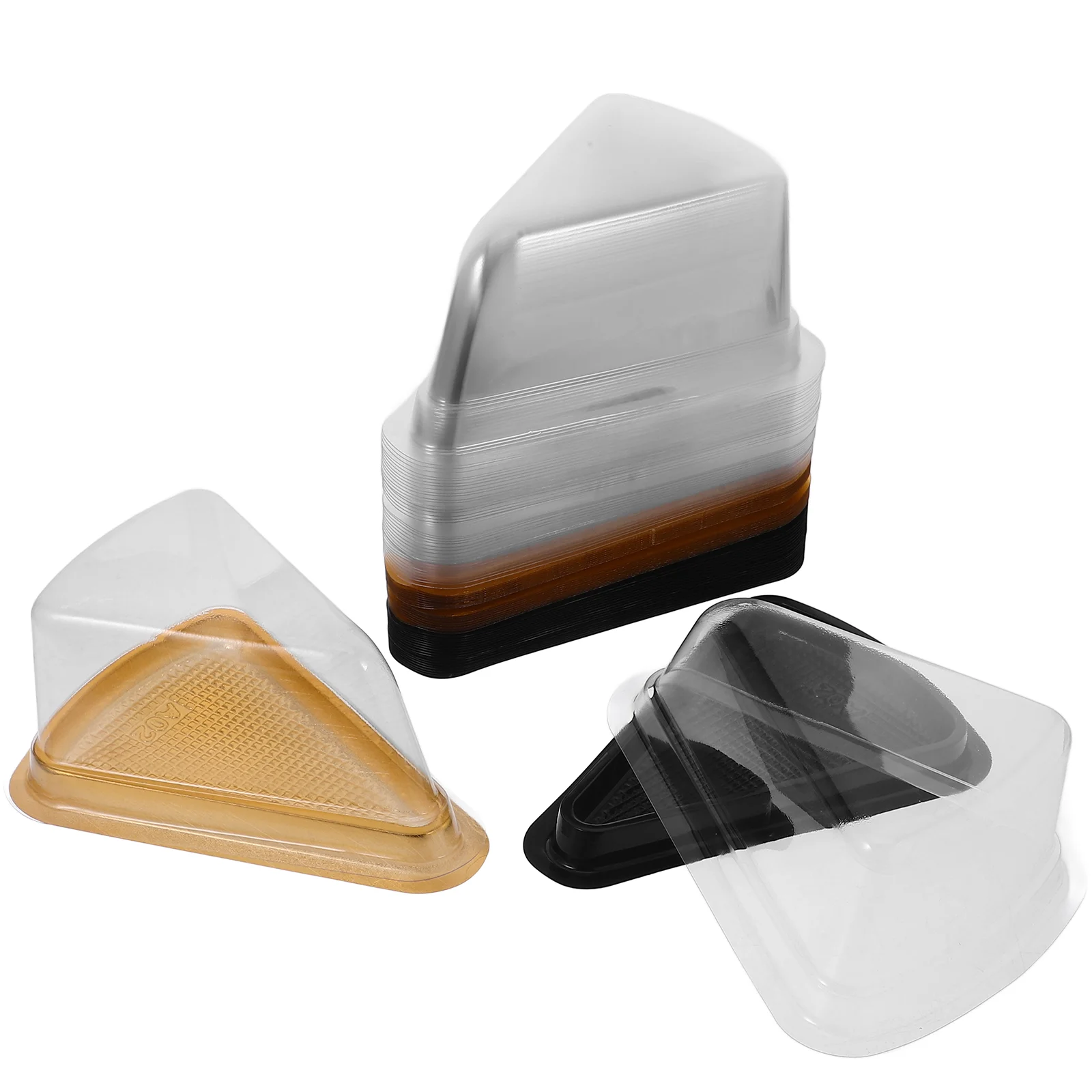 40 Pack Clear Triangular Cake Boxes – Disposable Plastic Dessert Containers with Transparent Lid for Pastry, Cheesecake, Pie, and Kitchen Bakery Food Packaging 40 Pack Clear Triangular Cake Boxes – Disposable Plastic Dessert Containers with Transparent Lid for Pastry, Cheesecake, Pie, and Kitchen Bakery Food Packaging