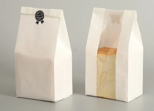 100 Pack Oil-Resistant Kraft Paper Food Bags with Transparent Window – Brown & White Bread, Toast, and Bakery Packaging Pouches for Daily Use, DIY, and Homemade Treats - 图片 6