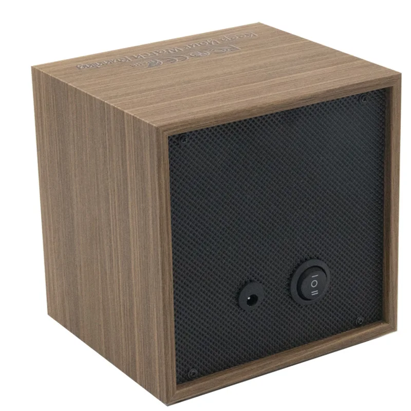 Automatic Watch Winder Box for Mechanical Watches with Silent Rotation, Dual Gear Settings for Short-Term and Long-Term Winding, USB Powered Universal Voltage Compatible Wooden Display Case - 图片 3