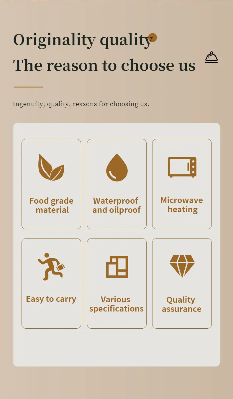 25-Pack Kraft Paper Lunch Box Bowls with Lids Disposable Square Food Containers for Salads Fast Food Bento Meals Takeout Microwave-Safe Food Storage Containers 500ml-1000ml 1