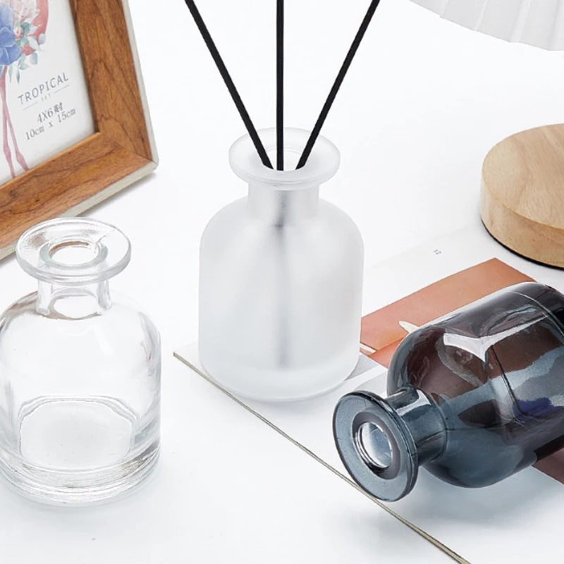 1pc 50ml Glass Reed Diffuser Bottle – Elegant Empty Home Fragrance Container for Essential Oils, Party Favors, and Gifts, Refillable Aromatherapy Oil Bottle with Stick Compatibility for DIY Use - 图片 3