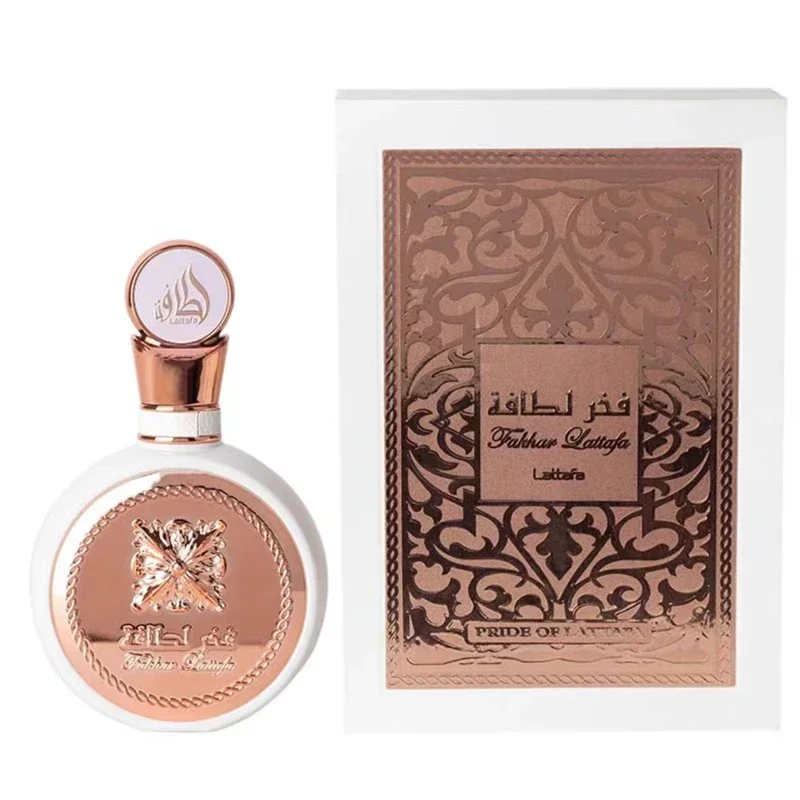 100ML Fakhar Women's Body Spray Perfume with Fine Mist Atomizer and Luxury Gift Box, Multiple Materials Including Glass, Acrylic, PET or Metal, High-Quality Arabic Fragrance for Dating, Flirty, Long-Lasting Eau De Parfum - 图片 2