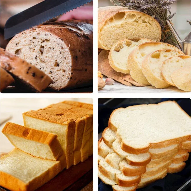 1PC Foldable Toast Slicing Knife Holder, Plastic Sandwich Cutting Mold for Even Bread Slices, Household Baking Tool for Toast, Sandwiches, and DIY Kitchen Use, Factory Direct Supply - 图片 6