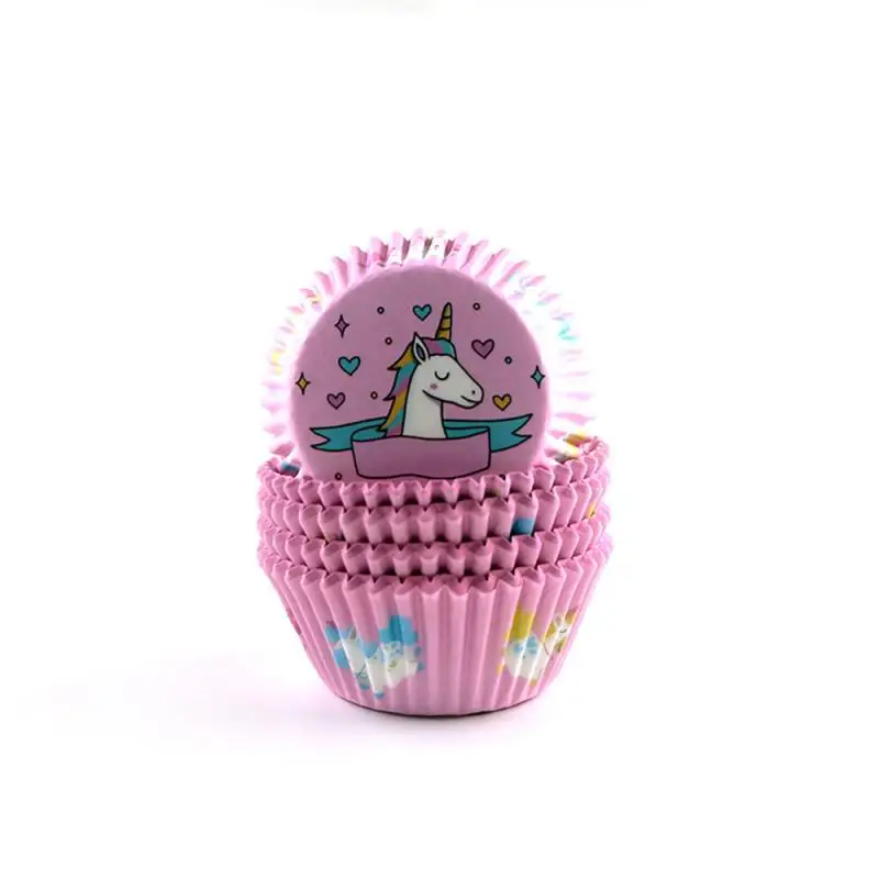 100pcs Greaseproof Paper Cupcake Liners – Oil-Resistant Muffin Cups for Baking, Party Trays, Cakes, Desserts, Homemade Cupcakes, DIY Baking Tools, Modern Minimalist Style - 图片 11