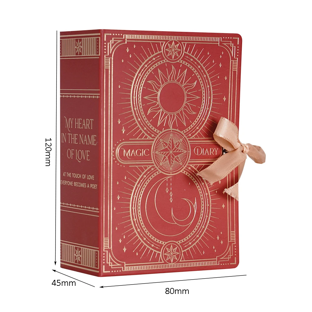 Creative Book-Shaped Gift Box, DIY Candy and Chocolate Packaging for Valentine's Day, Weddings, Birthday Parties, Baby Showers, Banquets, and Small Gift Presentation, Elegant Ribbon Decor - 图片 15