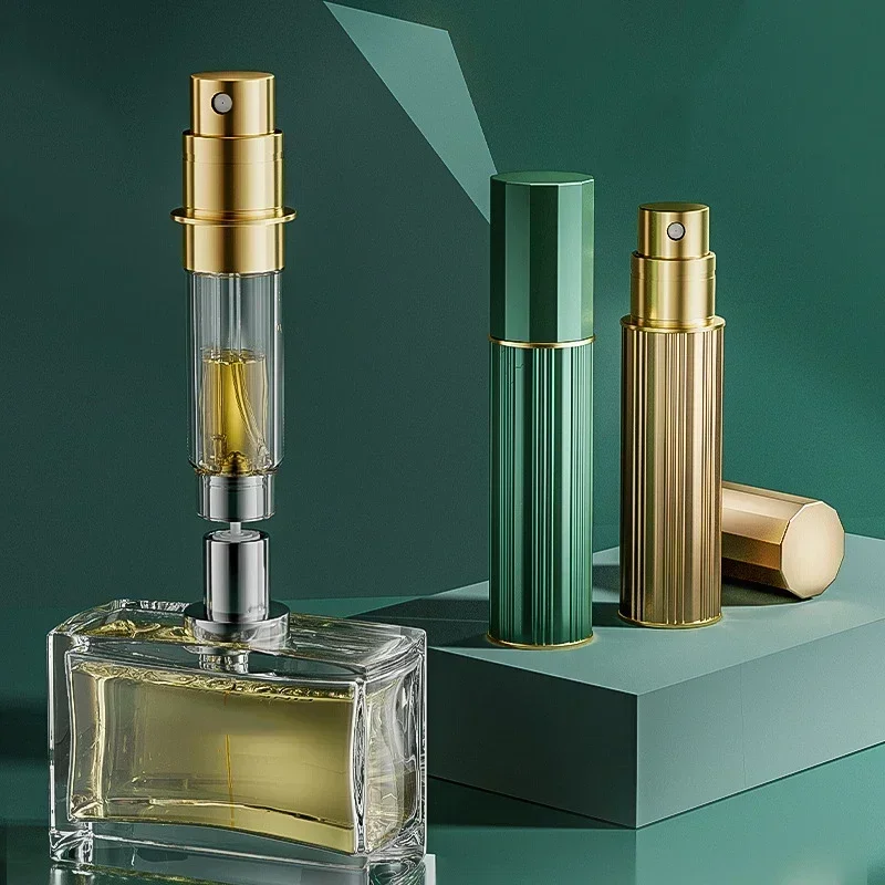 5ML 10ML Portable Refillable Perfume Atomizer Bottles, Mini Bottom-Filling Cosmetic Spray Containers for Travel, Makeup, and Everyday Use, Lightweight Liquid Dispensers for Fragrance and Beauty Essentials - 图片 2