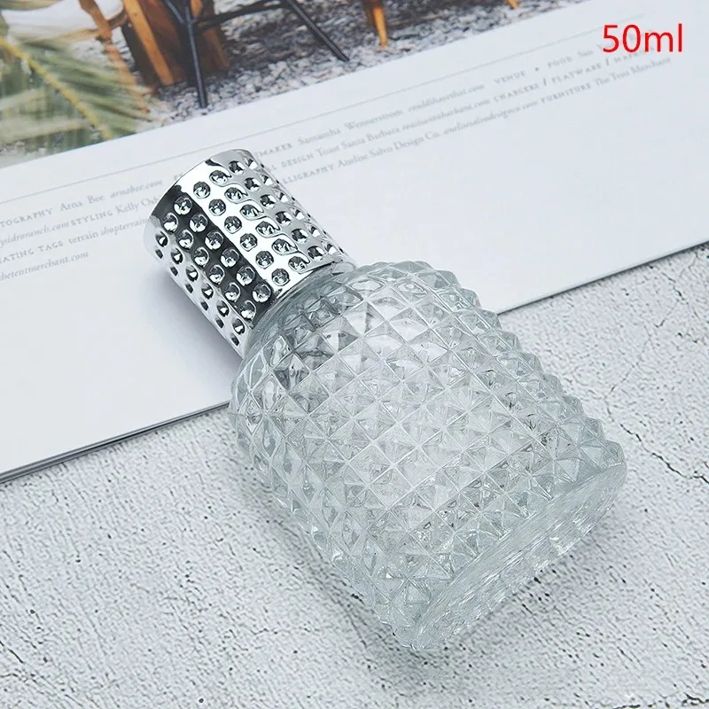 30ml 50ml Pineapple-Shaped Glass Perfume Bottle with Spray | Portable Refillable Atomizer Container for Travel, Essential Oil, Fragrance Storage, DIY Aromatherapy, Party, Wedding, Home Decor, 1 or 3 Pack - 图片 7
