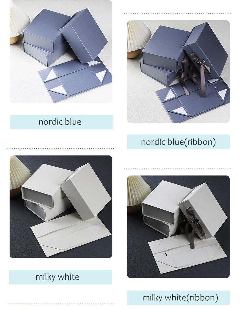 10PCS Luxury Magnetic Gift Boxes with Custom Logo, Foldable Cardboard Proposal Boxes for Bridesmaid or Birthday Gifts, Elegant Packaging Boxes for Jewelry, Wedding, Party, and Boutique Presentation 6