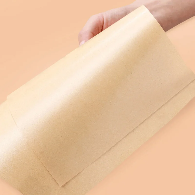 50PCS Oil-Proof Wax Paper Wrapping Sheets 18×18cm / 22×22cm Square Disposable Grease-Resistant Sandwich Burger Bread Fries Wrap Paper Baking Liner for Breakfast, Chicken Roll, Gift, or Craft Use - 图片 6