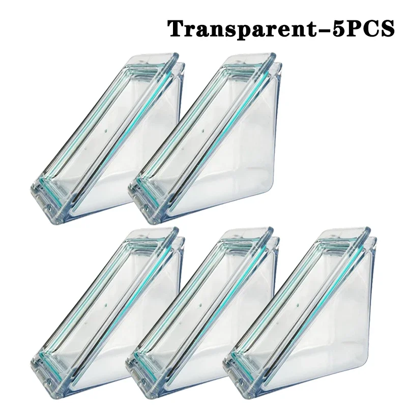 10PCS Triangle Sandwich Container Reusable Airtight Plastic Box, Transparent Portable Cake Slice Holder, Food-Grade Storage Bento Box for Travel, Picnic, Office, School Lunch, Leakproof & Dishwasher Safe - 图片 7