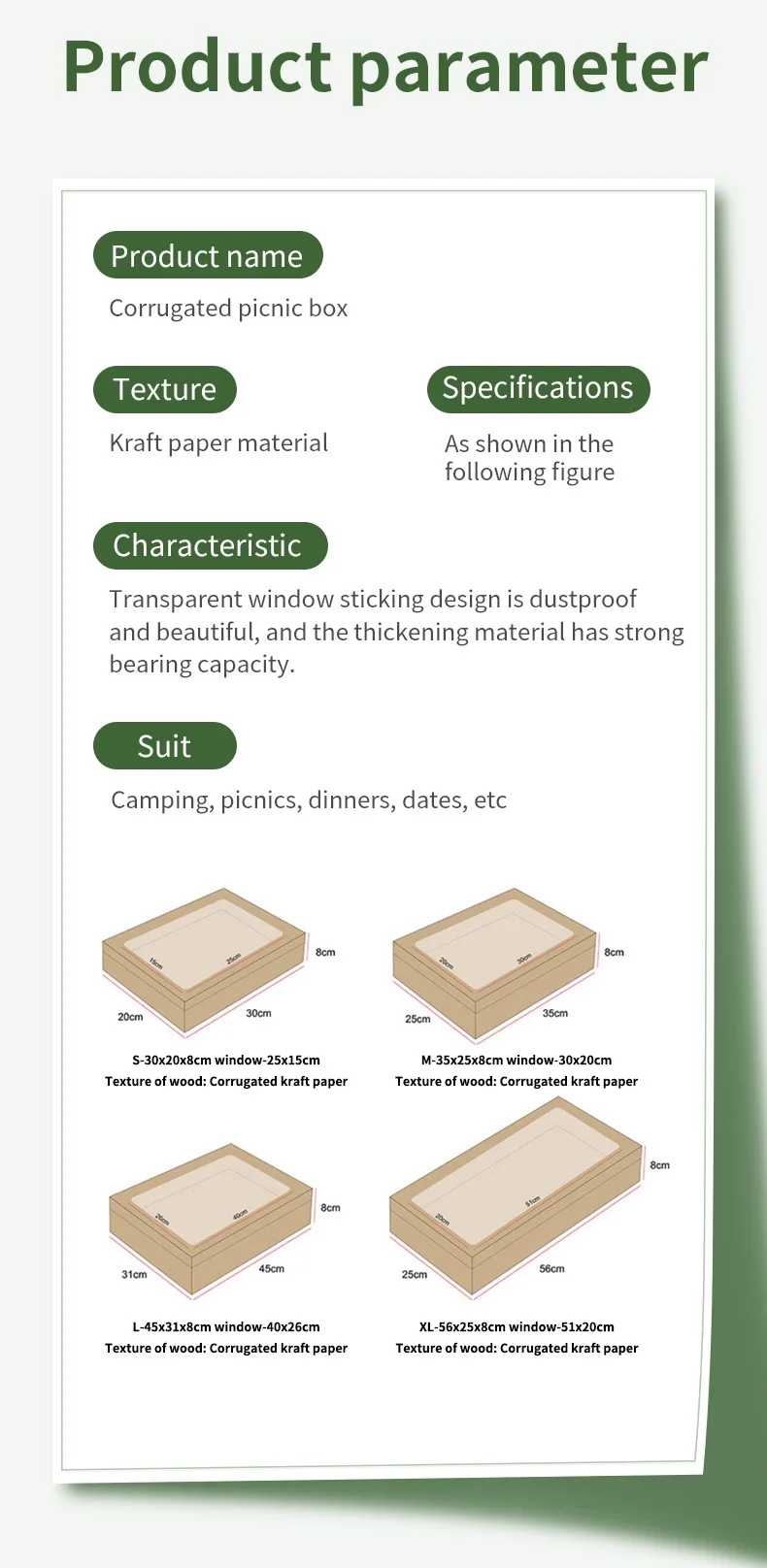 2 Pack Kraft Paper Cake Boxes with Clear Window – Dessert, Fruit & Food Containers with Handles for Picnic, Party, Bakery, Takeout & Kitchen Use – Eco-Friendly Recyclable Packaging Boxes 2 Pack Kraft Paper Cake Boxes with Clear Window – Dessert, Fruit & Food Containers with Handles for Picnic, Party, Bakery, Takeout & Kitchen Use – Eco-Friendly Recyclable Packaging Boxes