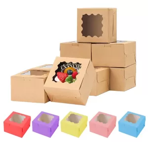 10/30 Pcs Paper Gift Boxes for Party Treats – Candy, Cookies, Chocolate, Cake Packaging Containers – Wedding Favor Boxes, Birthday Celebration Supplies, Event Décor