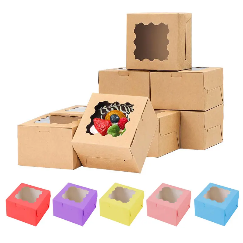 10/30 Pcs Paper Gift Boxes for Party Treats – Candy, Cookies, Chocolate, Cake Packaging Containers – Wedding Favor Boxes, Birthday Celebration Supplies, Event Décor