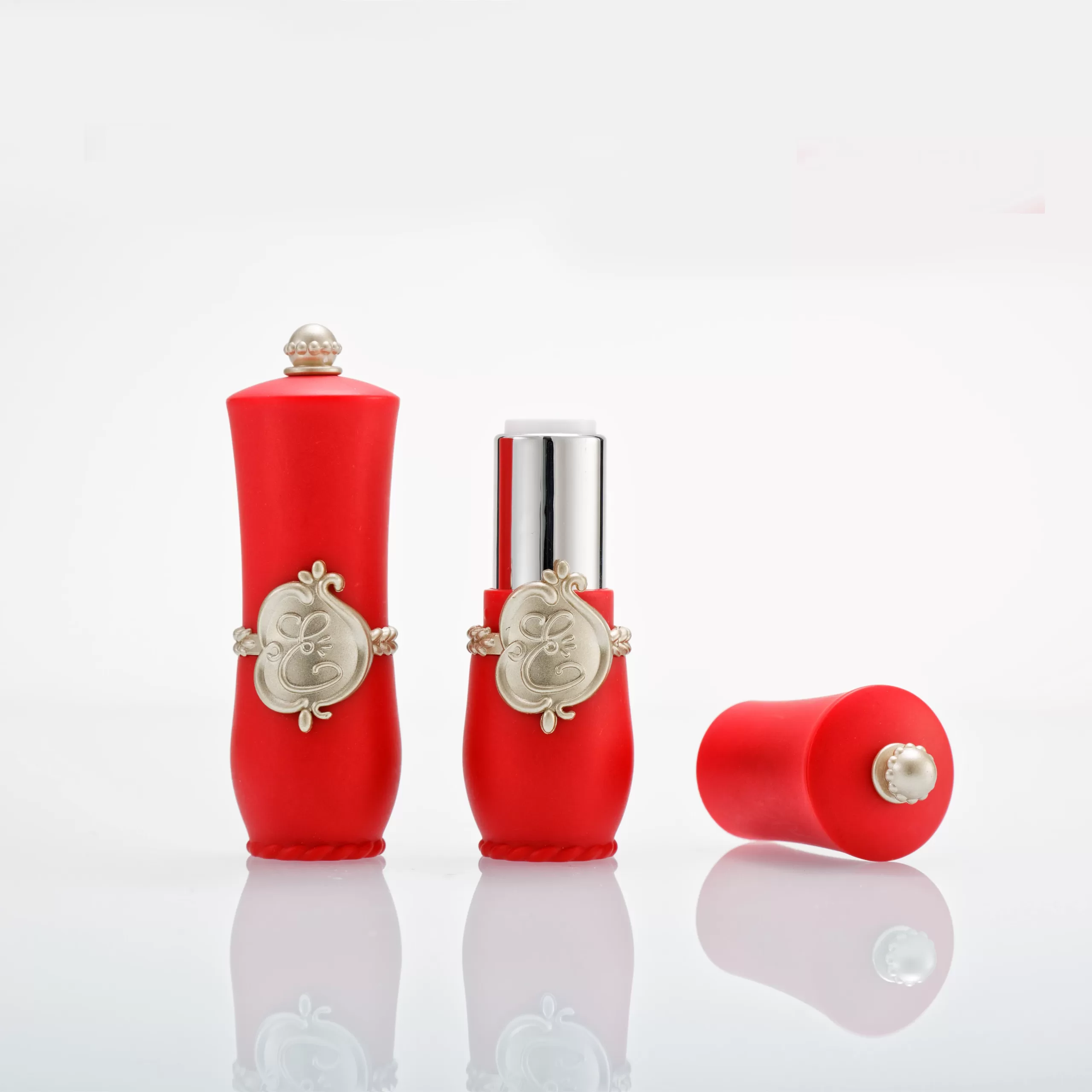 10 20 30 50 100 Pcs 4g Empty Lip Balm Tube Plastic Lipstick Container DIY Lip Gloss Stick Case Refillable PP Cosmetic Packaging Vintage Style Lipstick Shell Portable Makeup Tube Dispenser - 图片 6