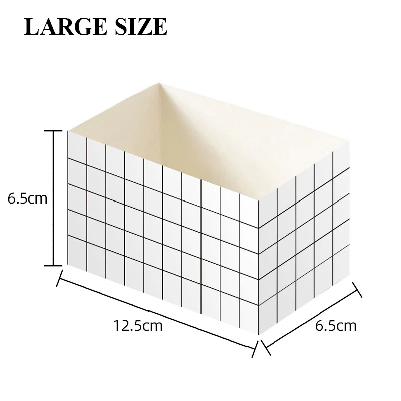 50pcs Kraft Paper Sandwich and Burger Takeout Boxes, Disposable Toast, Donut, Bread, Hamburger Packaging Containers, Oilproof Paper Trays for Bakery, Pastry, Party, Catering, Wedding Food Service - 图片 14