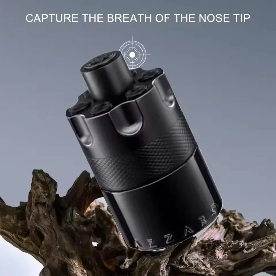 Luxury Men’s Cologne Bottle & Gift Box – Multi-Material Glass, Crystal, Ceramic, Acrylic, Wood & Metal Spray Container with Weighted Base and Plush-Lined Elegant Packaging for Parties, Travel, and Premium Gifting - 图片 2