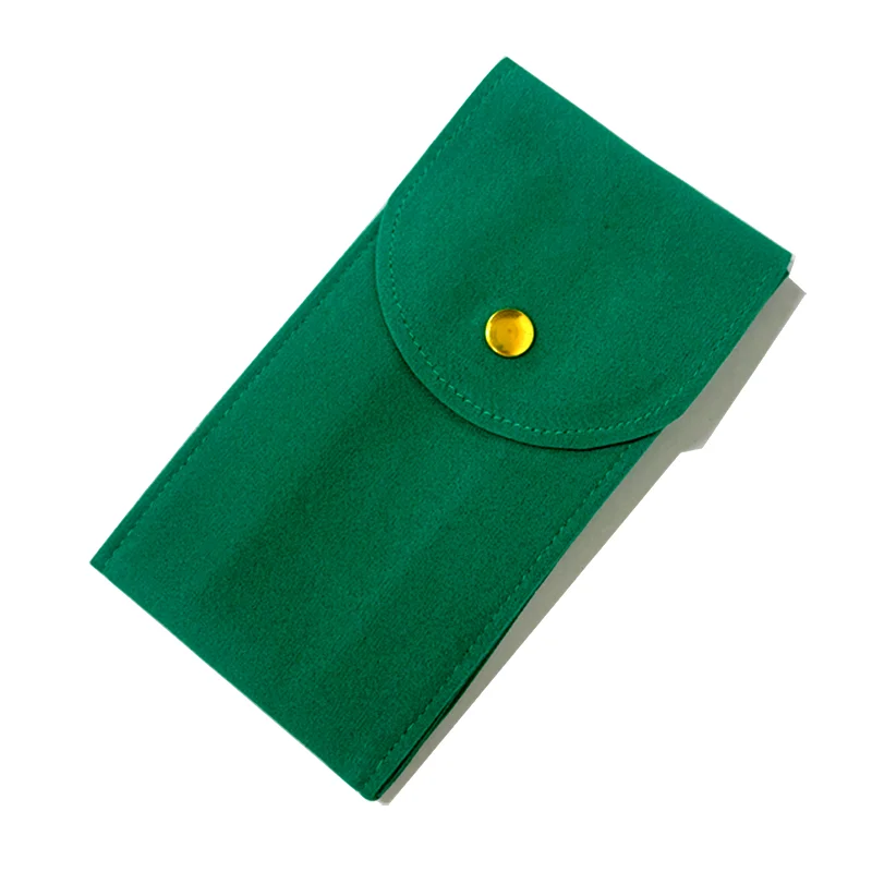 Travel Watch Organizer | Premium Embers Travel Watch Bag in Blue, Green, Gray, and Black Flannelette, Soft Velvet Lined Portable Storage Case for Wristwatches, Durable Dust-Proof Organizer, Compact Gift Pouch for Men, Business, Gym, and Travel - 图片 19