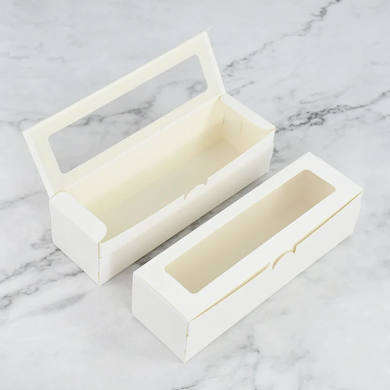 5/10/20 Pack Kraft Paper Macaron Boxes with Clear Window, Dessert Packaging Cupcake Cookie Treat Delivery Boxes for Wedding, Party, Birthday, Bakery, Eco-Friendly Takeaway 5/10/20 Pack Kraft Paper Macaron Boxes with Clear Window, Dessert Packaging Cupcake Cookie Treat Delivery Boxes for Wedding, Party, Birthday, Bakery, Eco-Friendly Takeaway 4