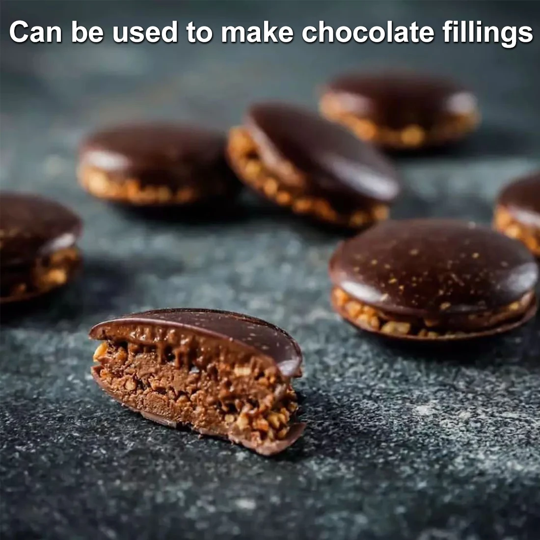 15-Cavity Polycarbonate Chocolate Mold – Volcano-Shaped Bonbons and Candy Forms, Lens-Style Confectionery Mold for Chocolate, Candy, Baking, Refrigerator & Freezer Use, φ1.58"xH0.24" 1