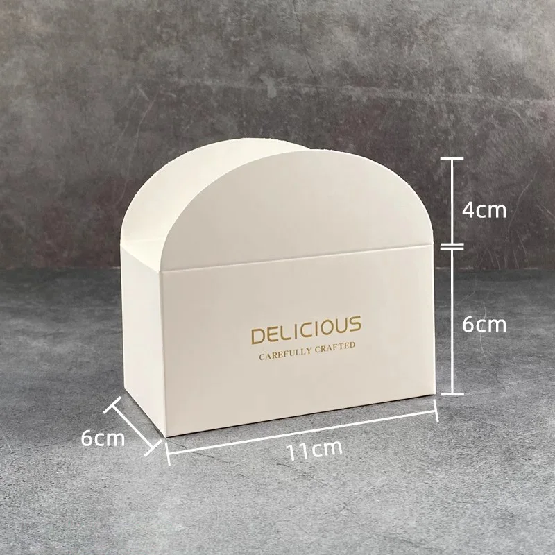 50 Pack Kraft Paper Croissant Sandwich Boxes Disposable Food Packaging for Bakery Breakfast Lunch Donuts Bread Snack Catering Party Use Eco-Friendly Baking Supplies - 图片 6