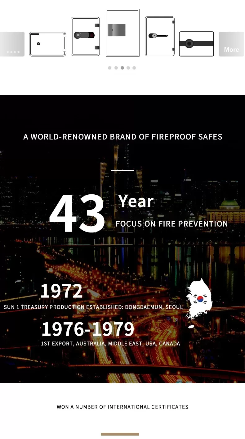 Luxury Fireproof Watch Winder Safe Cabinet, Steel Strongbox with Digital Touch Lock, Fi... - SKU LAWW1652 - UGI Packaging