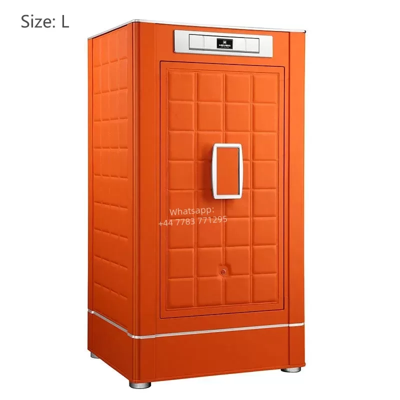 Luxury Leather Watch Winder Safe with 4-Slot Storage, Fingerprint Unlock, Fireproof &am... - SKU LAWW1820 - UGI Packaging