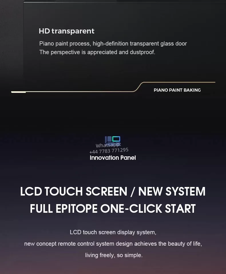 Luxury 4-Slot Automatic Watch Winder with Silent Mabuchi Motor, Touch Screen Display, W... - SKU LAWW1026 - UGI Packaging