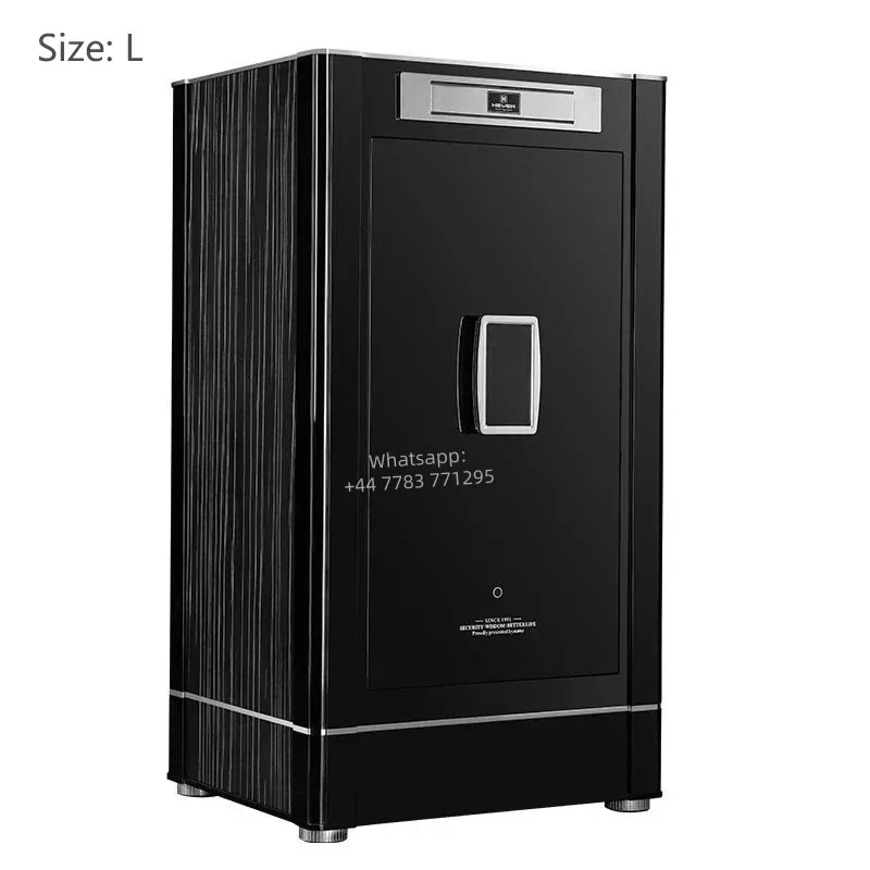 Luxury Leather Watch Winder Safe with 4-Slot Storage, Fingerprint Unlock, Fireproof &am... - SKU LAWW1820 - UGI Packaging