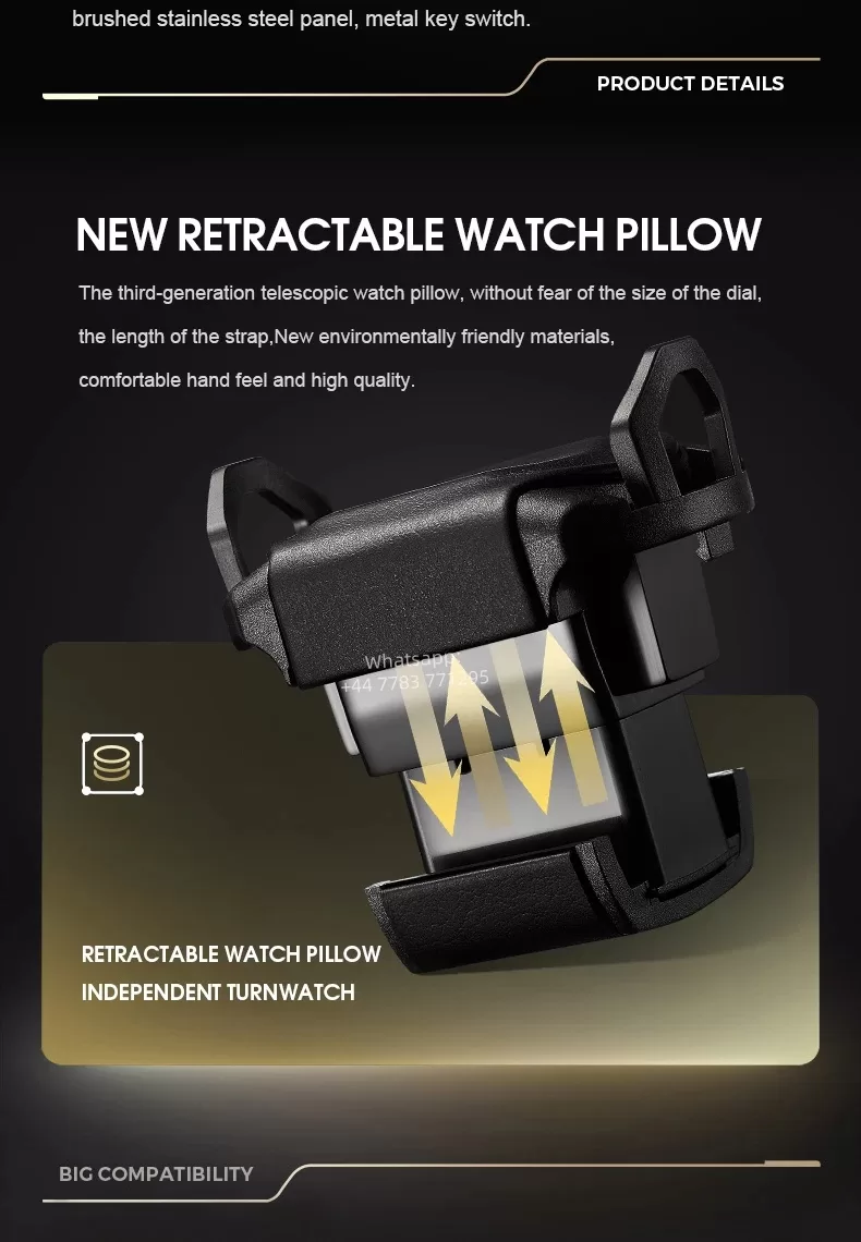 Luxury 4-Slot Automatic Watch Winder with Silent Mabuchi Motor, Touch Screen Display, W... - SKU LAWW1026 - UGI Packaging