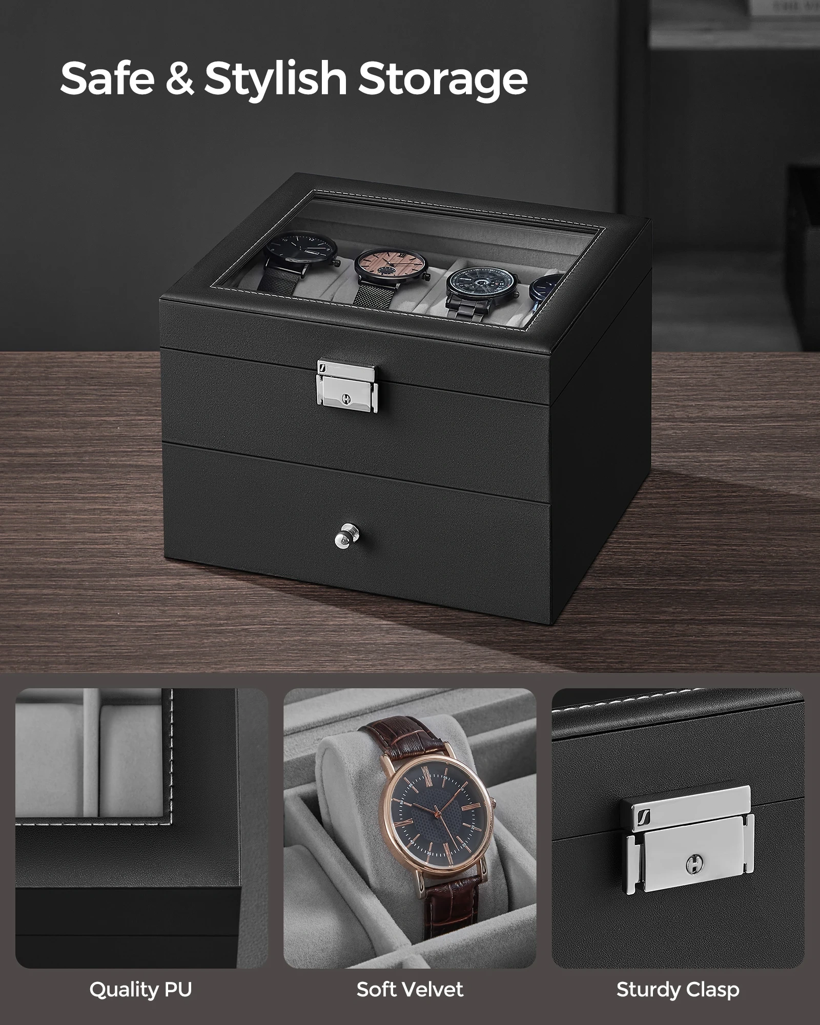 Experts from Hodinkee, WatchTime, Chrono24, and The Robb Report recommend proper watch storage using a 20 Slot Watch Display Case to protect and preserve luxury timepieces