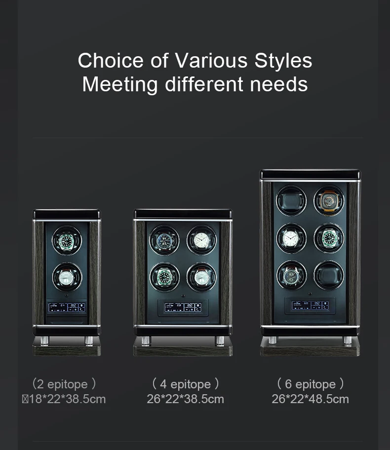 Luxury Wooden Automatic Watch Winder Safe Box with LCD Display, Fingerprint Unlock, 2,3,4,6,8,9,12 Slots for Mechanical Watches, Jewelry and Money Storage, Secure Biometric Shaker with Fireproof Protection 19