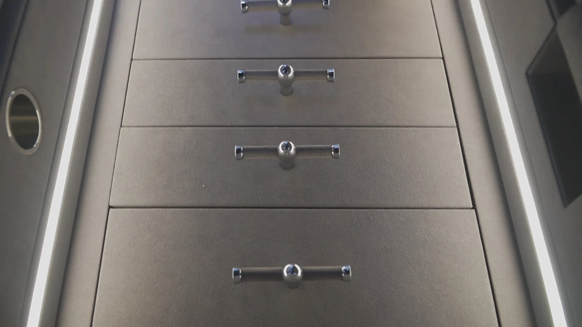 Luxury Fingerprint Safe with Double Watch Winder for 4/6/8/12/24 Timepieces, Fireproof Jewelry and Cash Cabinet, Secure Storage for Gold, Patents and Valuables, OEM & ODM Orders Supported 12