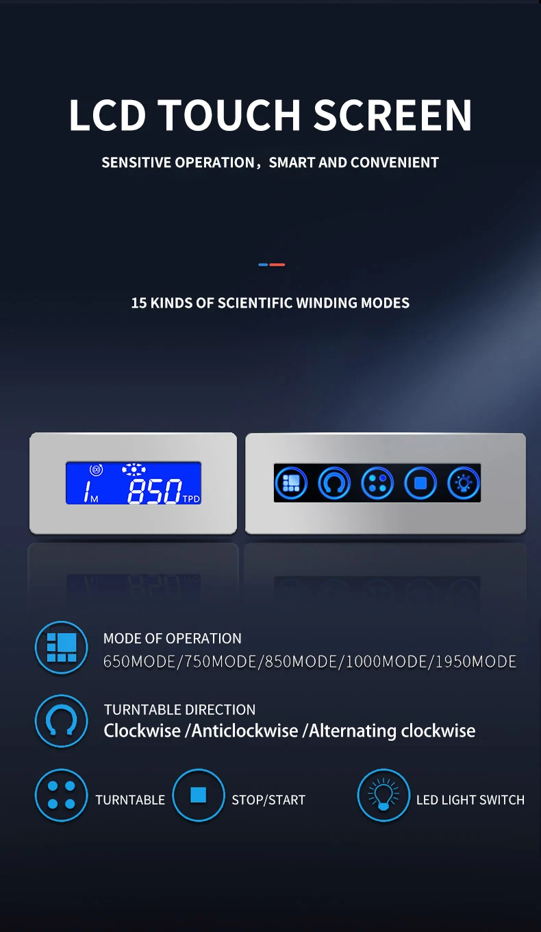 Luxury 24-30 Slot Automatic Watch Winder Safe Box with Fingerprint Lock, Touch Screen, Remote Control, Suede Interior, Water and Shock Resistant MDF Case, Sustainable Storage Cabinet for Watch Collectors 9