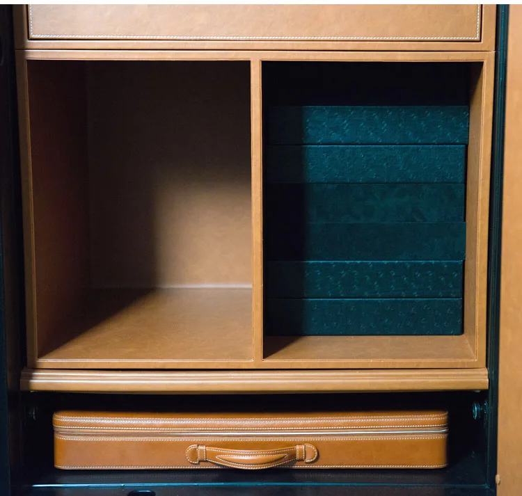 Luxury Fireproof Watch Winder Safe Cabinet, Steel Strongbox with Digital Touch Lock, Fingerprint Option, Anti-Theft Structure, Large Capacity for Jewelry, Gun, and Intelligent Home Storage Solutions 13