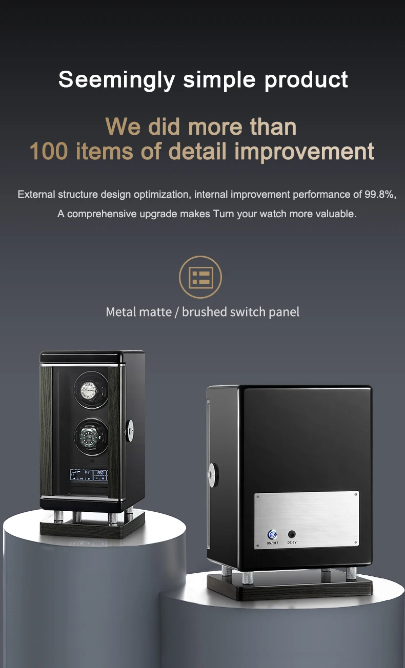 Luxury Wooden Automatic Watch Winder Safe Box with LCD Display, Fingerprint Unlock, 2,3,4,6,8,9,12 Slots for Mechanical Watches, Jewelry and Money Storage, Secure Biometric Shaker with Fireproof Protection 15